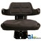 A & I Products Wrap Around Back w/ Arms, Plastic, BLK, 300 lb / 136 kg Weight Limit 10" x22.1" x18" A-W223BL - alternate 2
